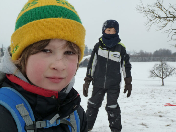 Schlitteln mit den Isaacs